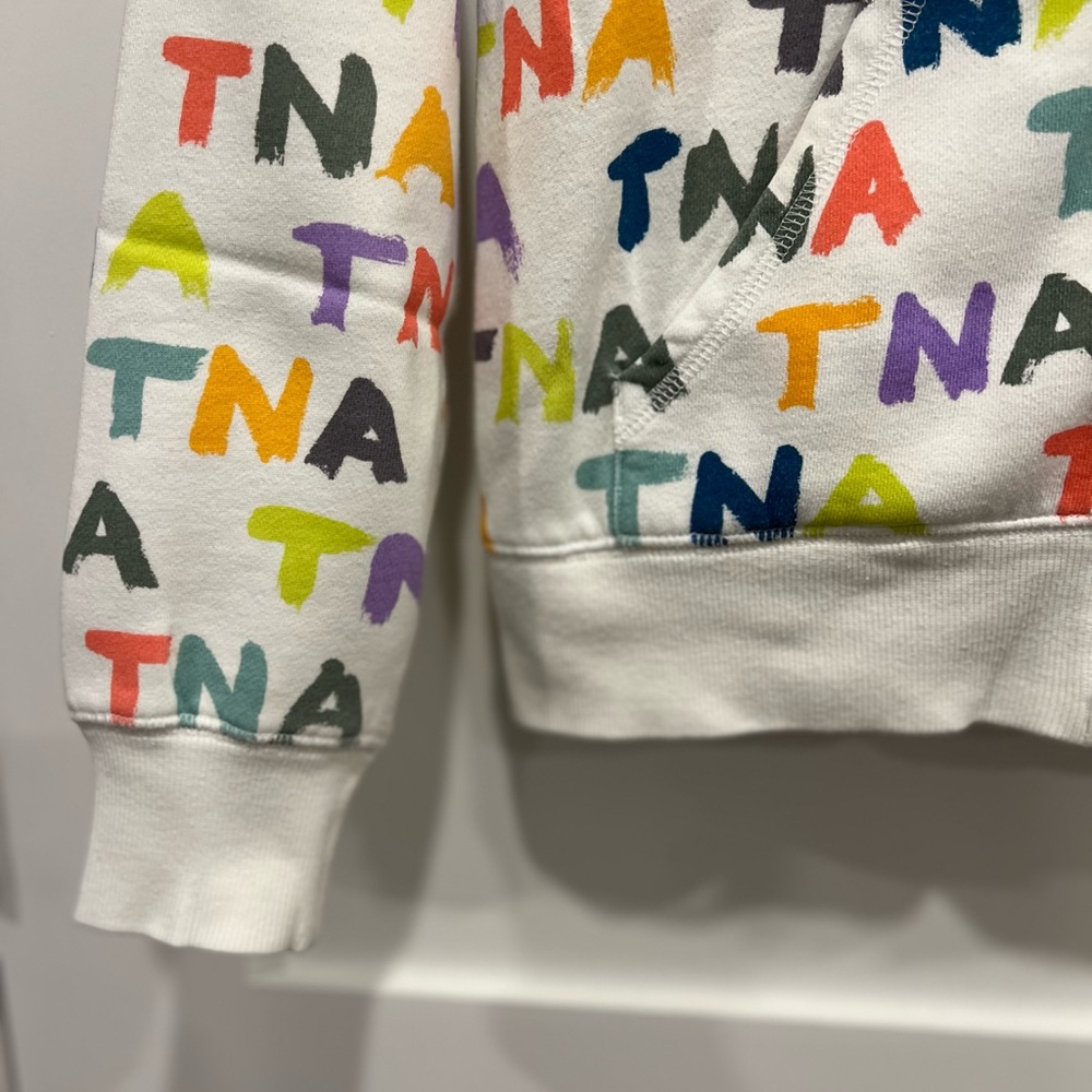 TNA Zippered Hoodie With Graphic Logo Print - Picture 3 of 16